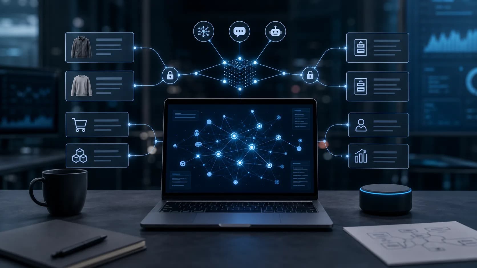 Wissensgraph, Vektordatenbank und sichere Tool-Verbindungen für KI-Agenten