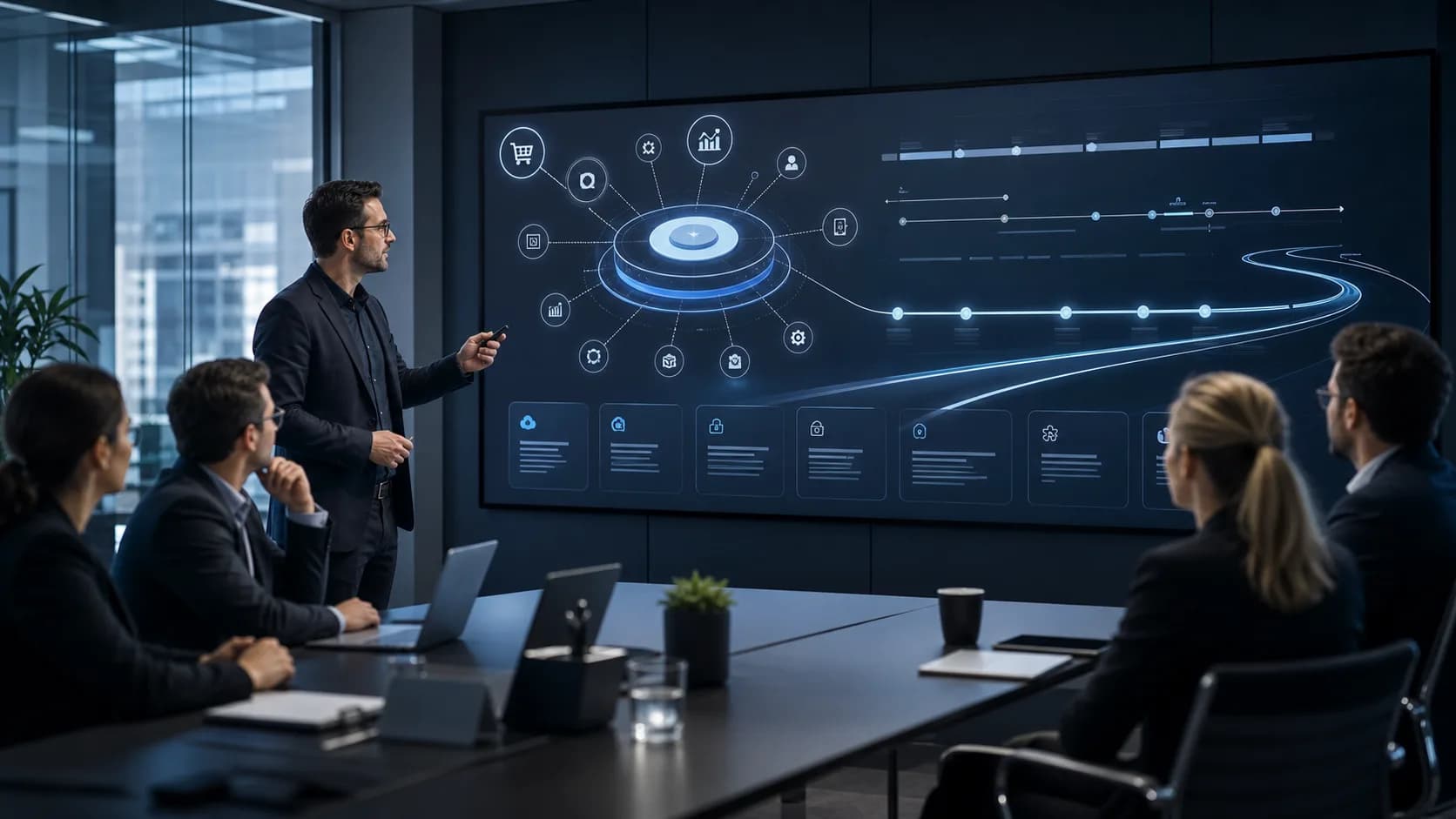 Strategische Plattform-Roadmap für Händler mit vernetzten Commerce-Modulen